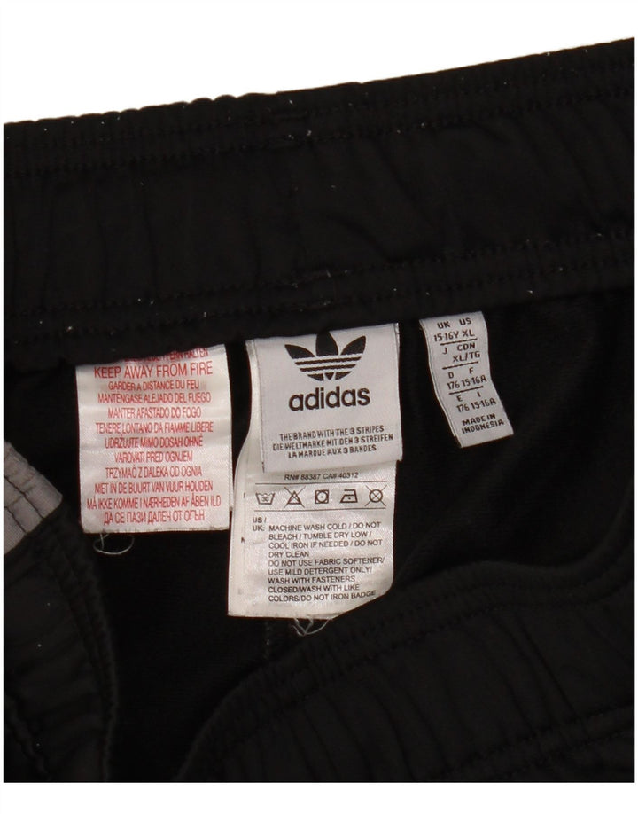 Adidas Short de Sport Graphique Garçon 15-16 ans Noir Colorblock Polyester