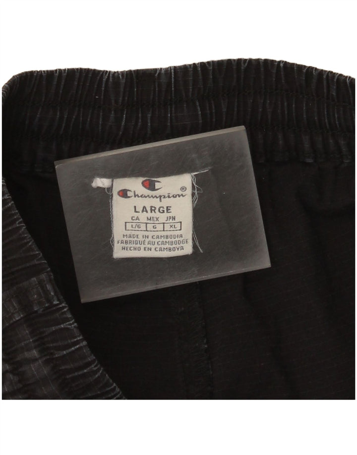 Champion Pantalon cargo de jogging pour homme Taille L W34 L28 Noir