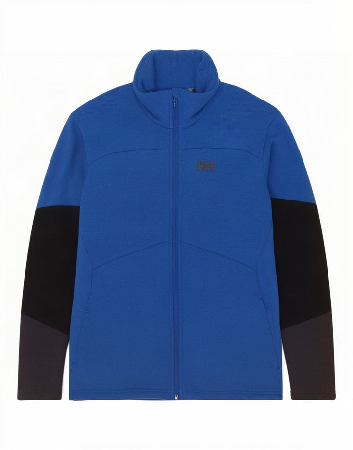Helly Hansen Veste de survêtement pour homme Large Bleu Colorblock Polyester