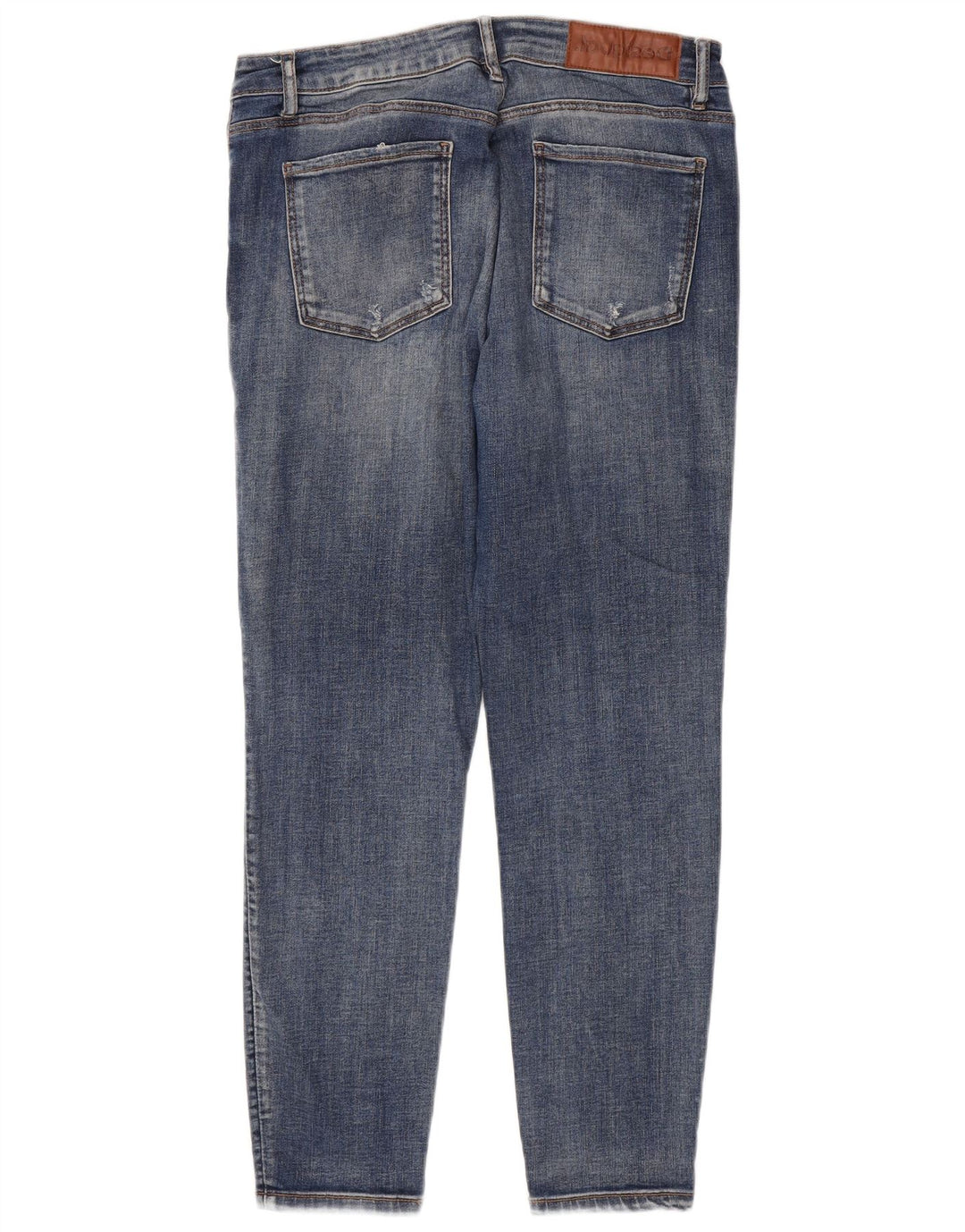 Desigual Jean slim effet vieilli W32 L26 bleu coton femme
