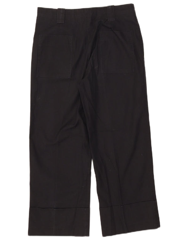 Pantalon court Zara Femme Medium W28 L24 Coton noir