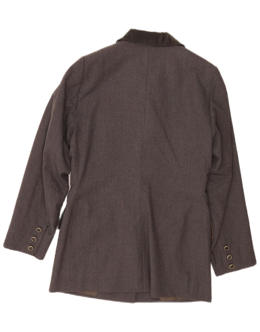 vintage Femme 5 Bouton Blazer Veste UK 16 Grand Gris