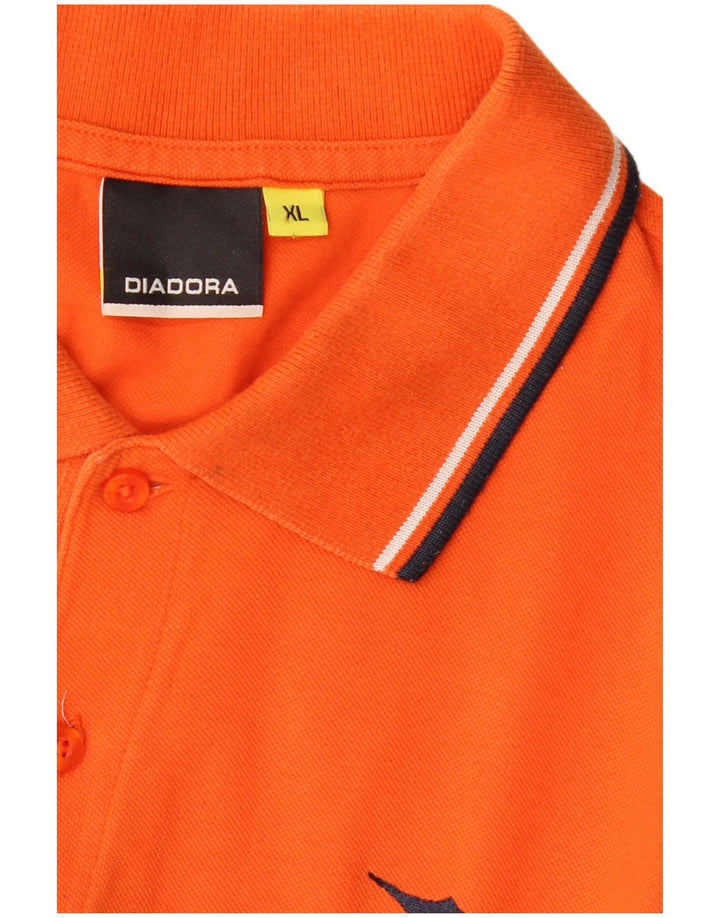 DIADORA Polo Homme XL Orange
