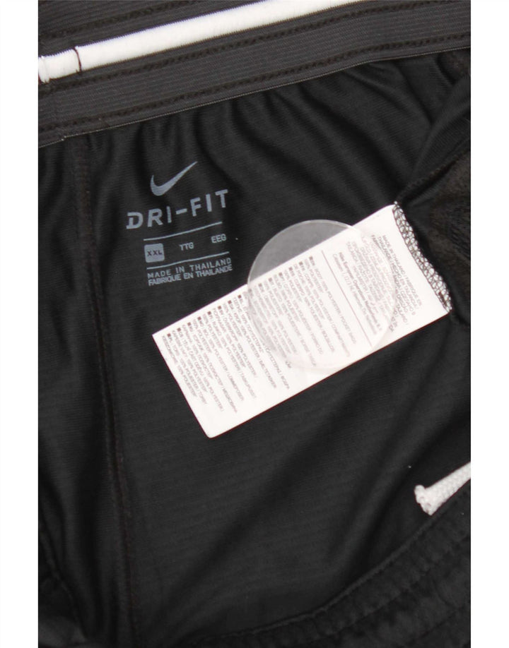 Nike Short de sport Dri Fit Graphic pour homme 2XL Noir Polyester
