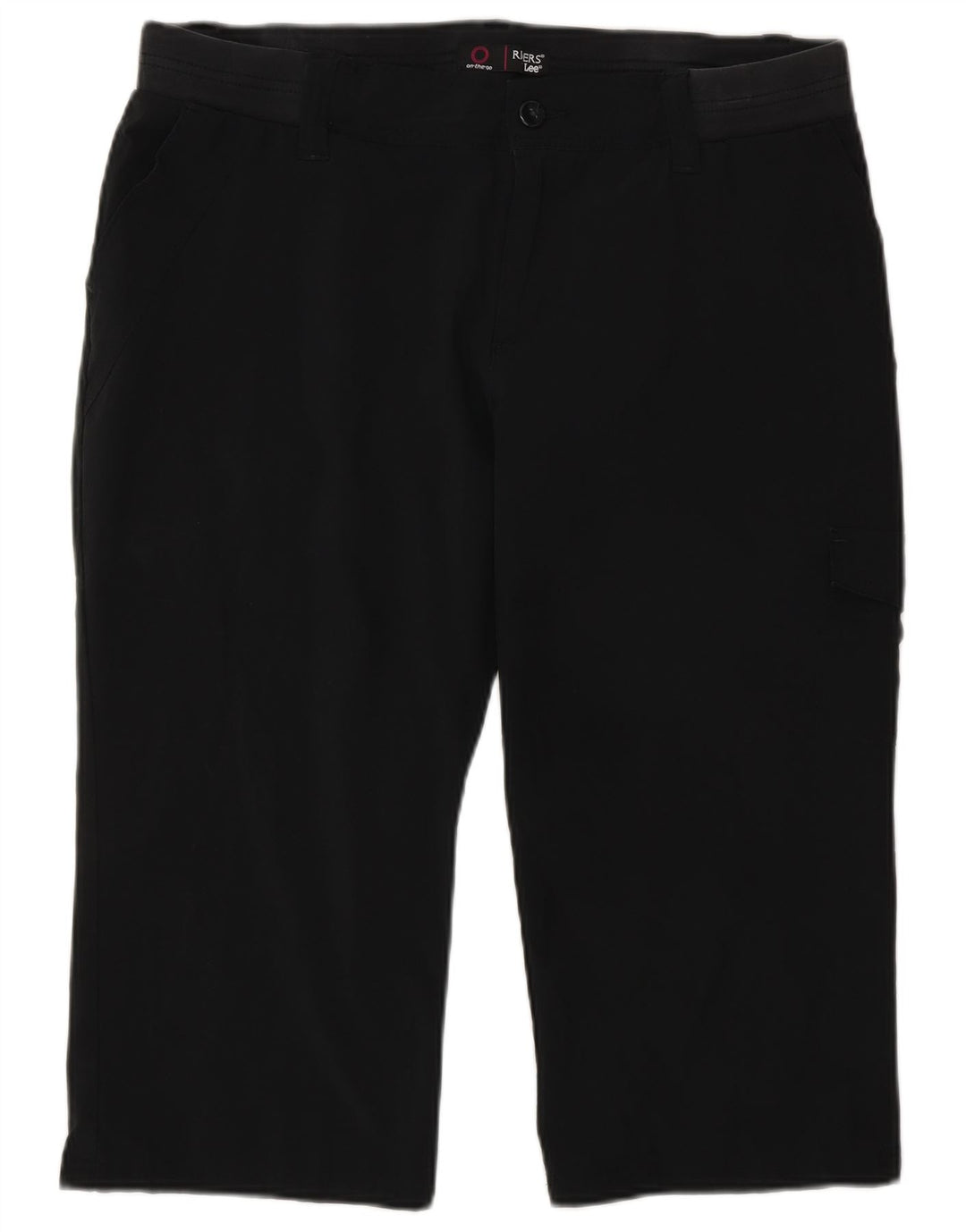 Lee Raiders Cargo Capri Pantalon US 16 2XL W34 L20 Noir Polyester