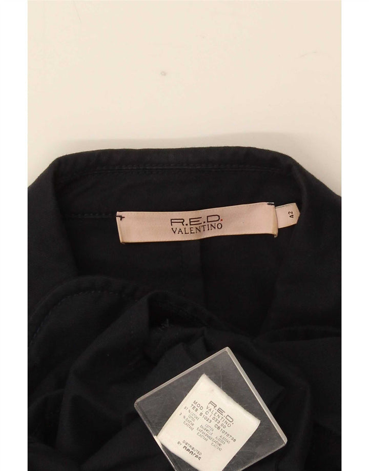 Red Valentino Veste Blazer 3 Boutons Femme IT 42 Coton Bleu Marine Moyen