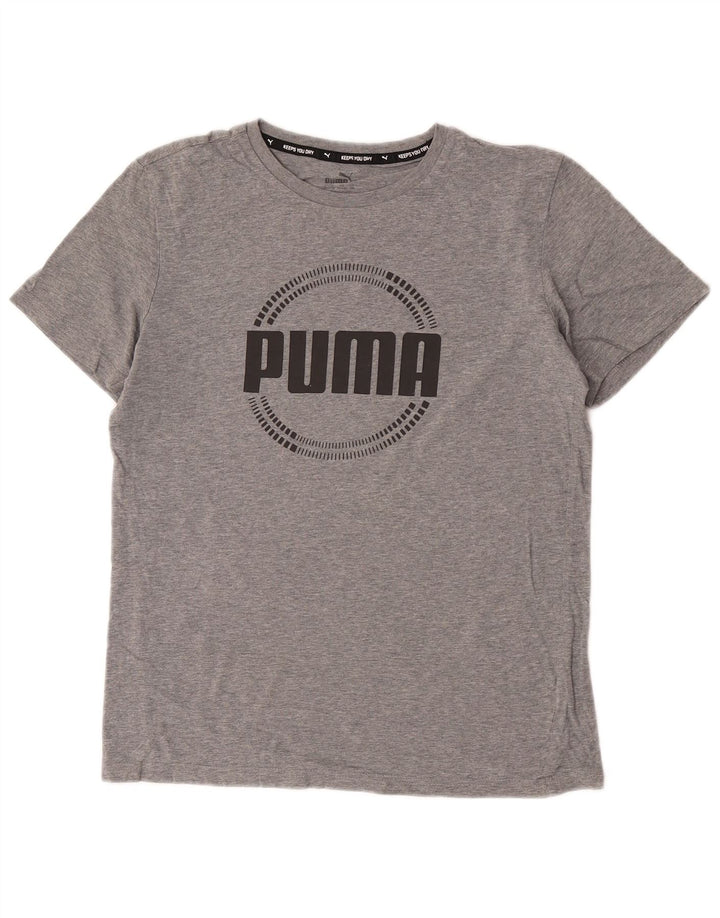 Puma T-Shirt Graphique Garçon 15-16 ans Gris