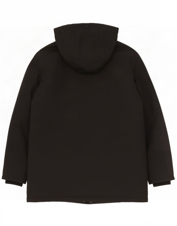 Jack & Jones Manteau matelassé à capuche Core pour homme UK 38 Medium Noir