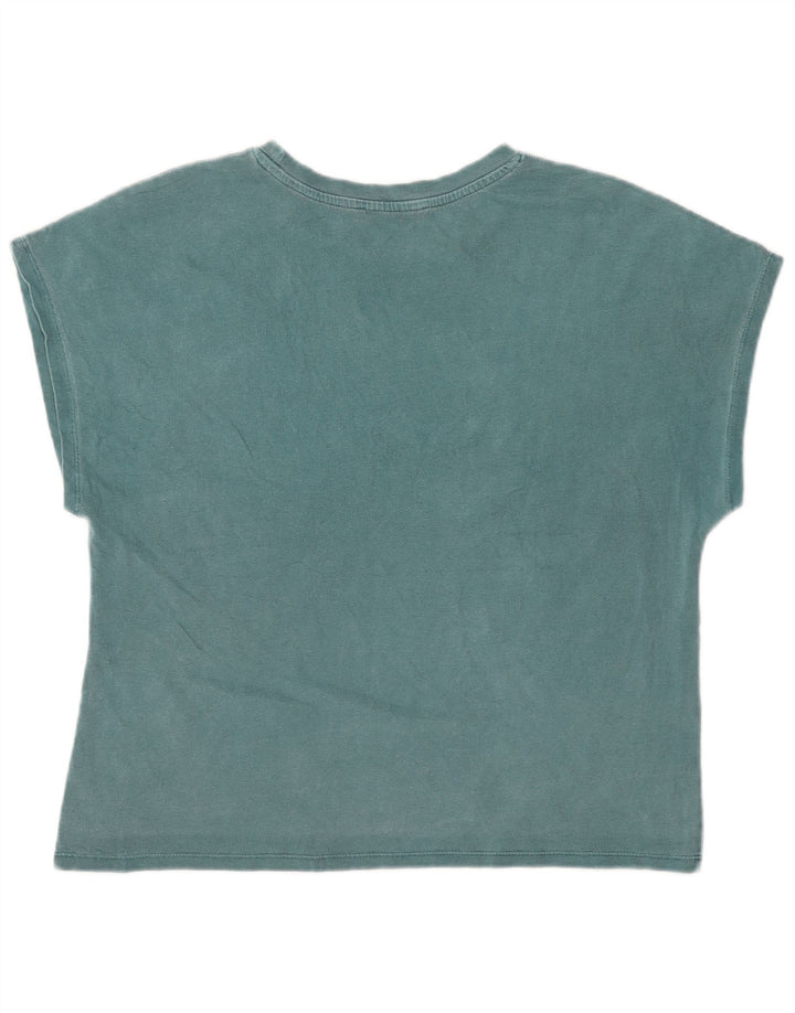 Zara Femme T-Shirt Graphique Haut Petit Vert