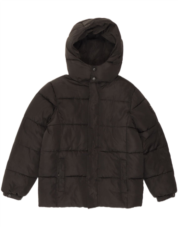Diadora Veste matelassée à capuche pour garçons 9-10 ans Noir Polyester