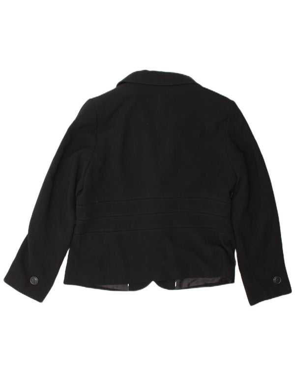 Marks & Spencer Veste blazer à 2 boutons pour femme UK 16 Large Noir Polyester