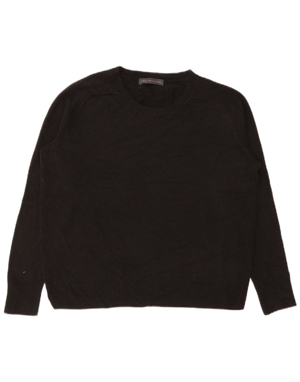 Marks & Spencer Pull ras du cou pour femme UK 16 Large Acrylique Noir
