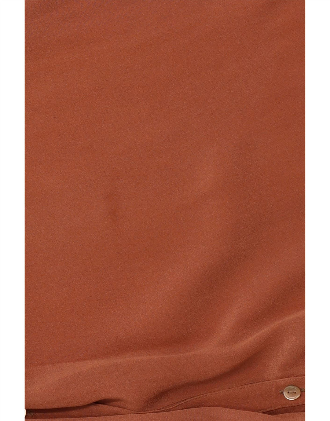 VINTAGE Chemisier à manches longues coupe ample pour femme IT 46 Large Marron
