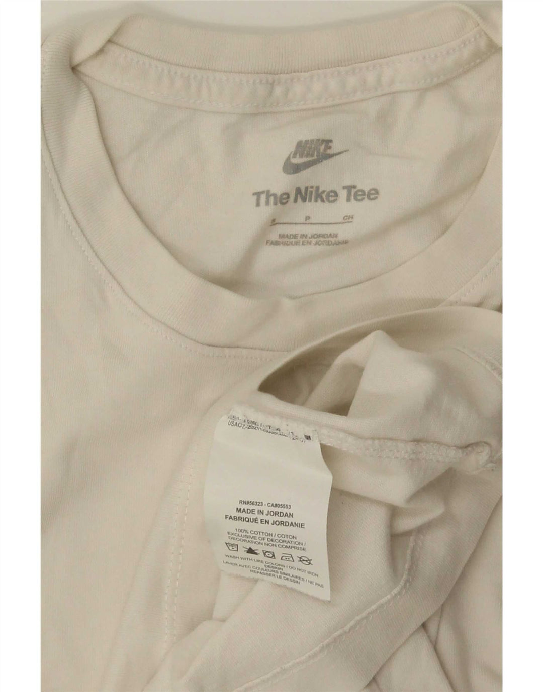 Nike T-Shirt Homme Petit Blanc Coton