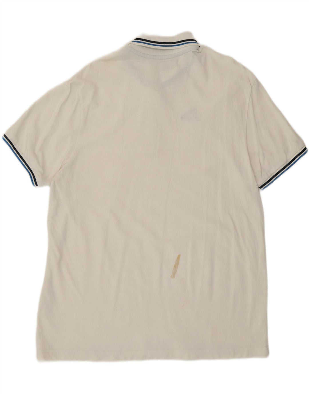 KAPPA Mens Polo Shirt 2XL White Cotton Vintage Kappa and Second-Hand Kappa from Messina Hembry 