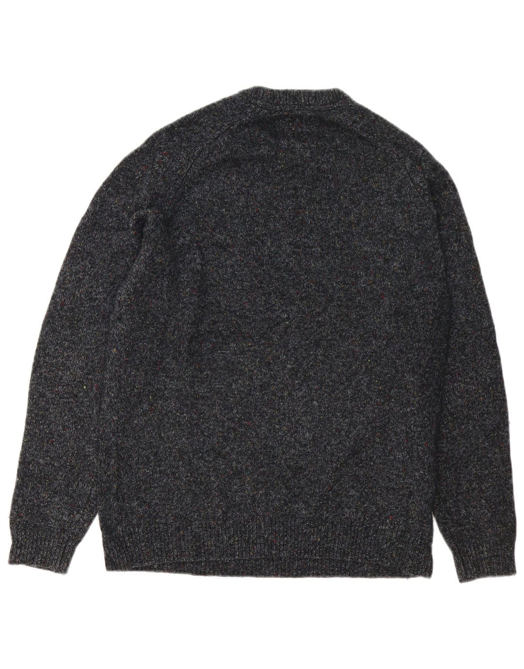Superdry Pull ras du cou pour homme en laine mouchetée gris grand