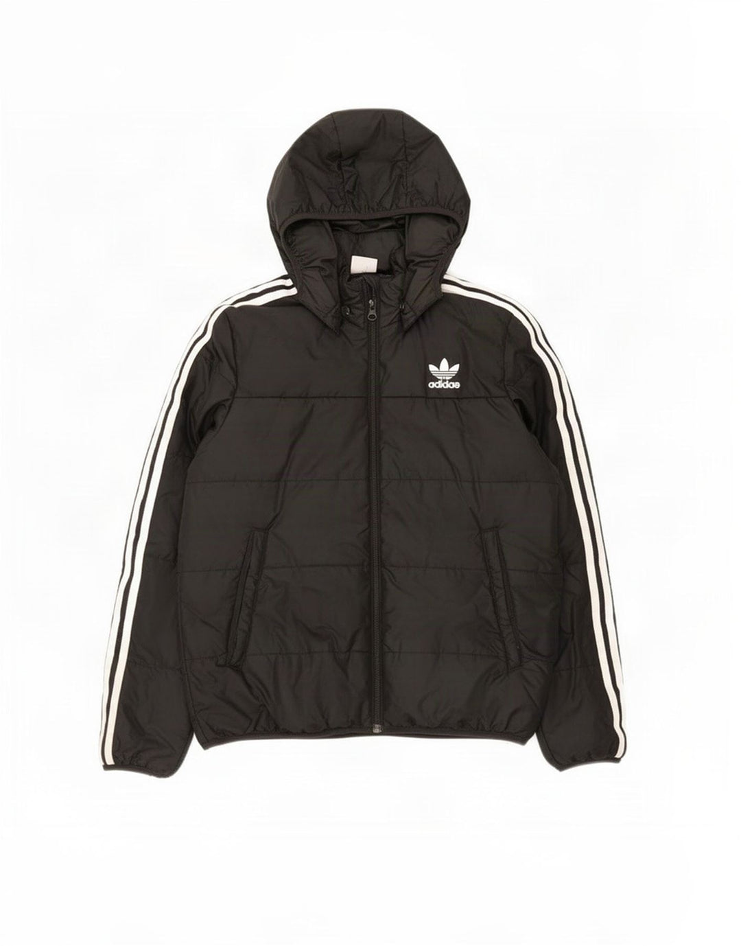 Veste matelassée à capuche Adidas Garçon 12-13 ans Noir Polyester