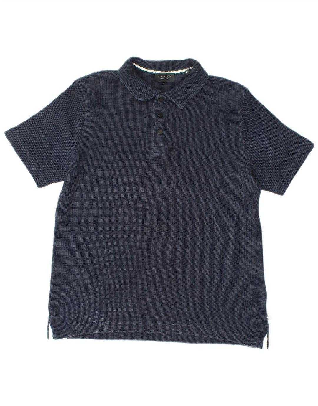 TED BAKER Polo Homme Taille 2 Petit Bleu Marine Coton