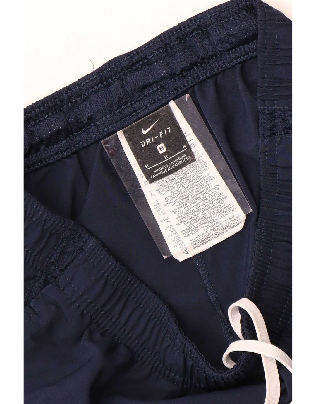 Nike Short de sport Dri Fit pour homme en polyester bleu marine moyen