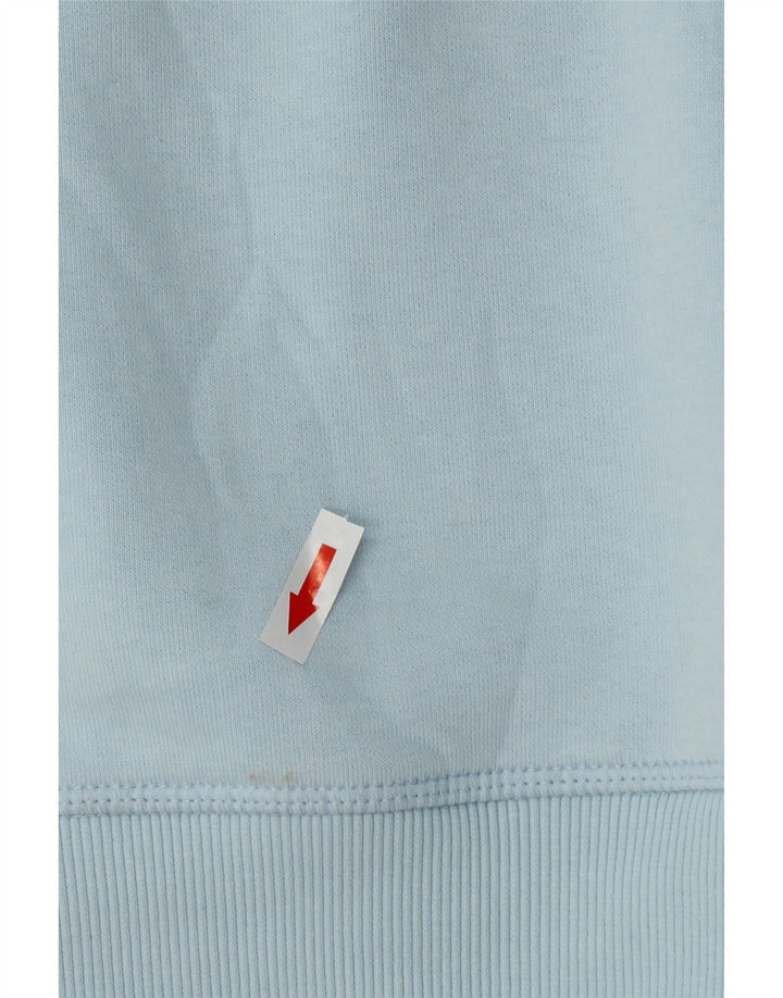 Penguin Sweat-Shirt Col Zippé Homme Bleu Moyen Coton