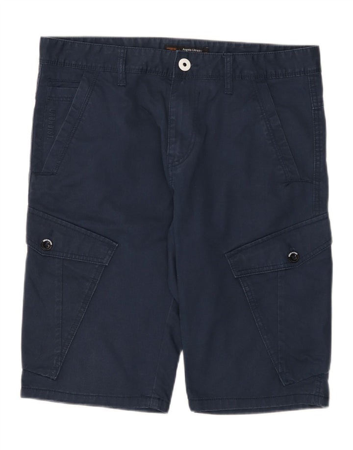 Angelo Litrico Short Cargo Homme W34 Grand Bleu Marine Coton