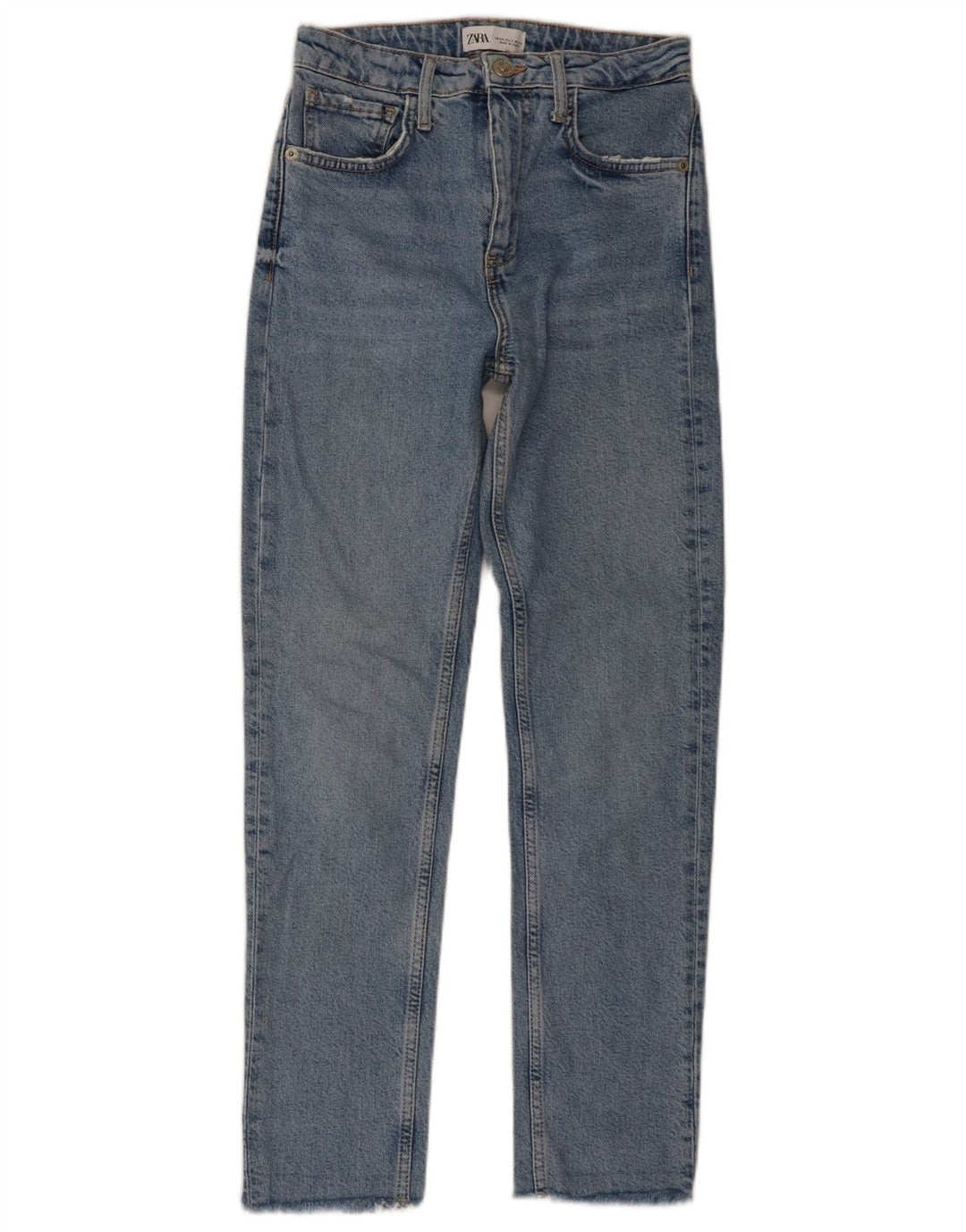 Jean Slim Femme ZARA EU 34 2XS W24 L27 Bleu