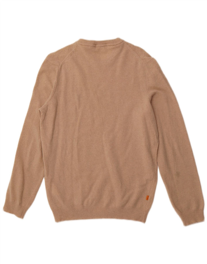 TIMBERLAND Pull col rond homme petite laine beige