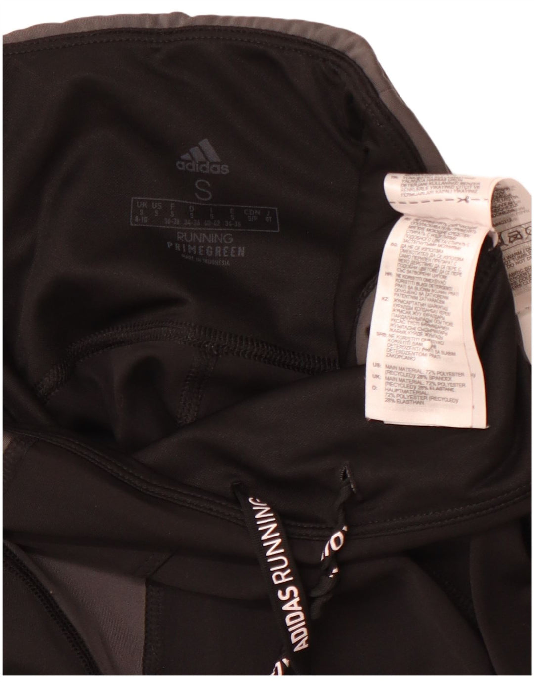 ADIDAS Leggings Aeroready pour femme UK 8/10 Small Noir Colourblock