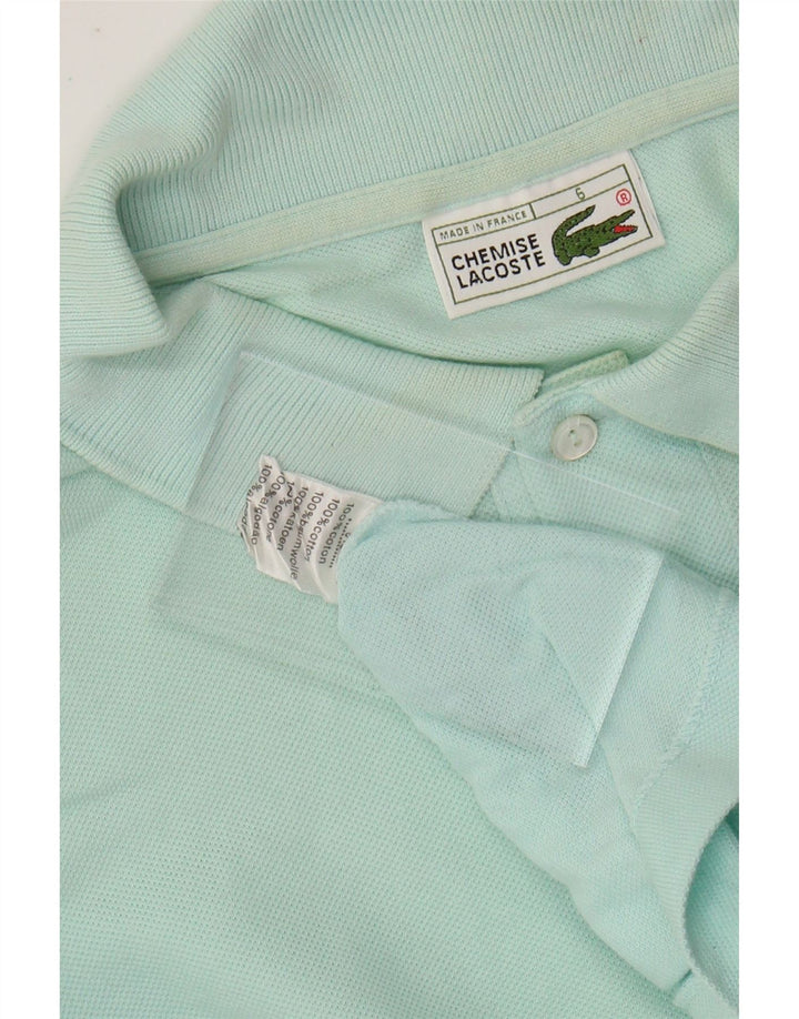 LACOSTE Polo Homme Taille 6 XL Coton Turquoise