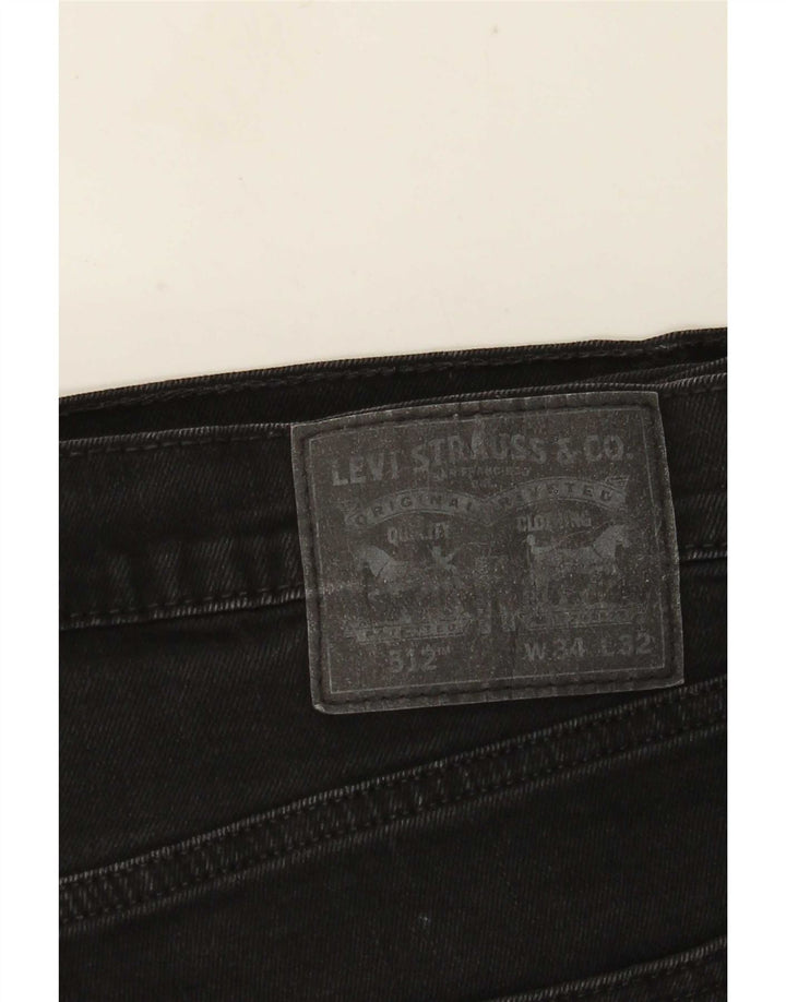 Levi's Jean 512 Slim Tapered Homme Noir W34 L32