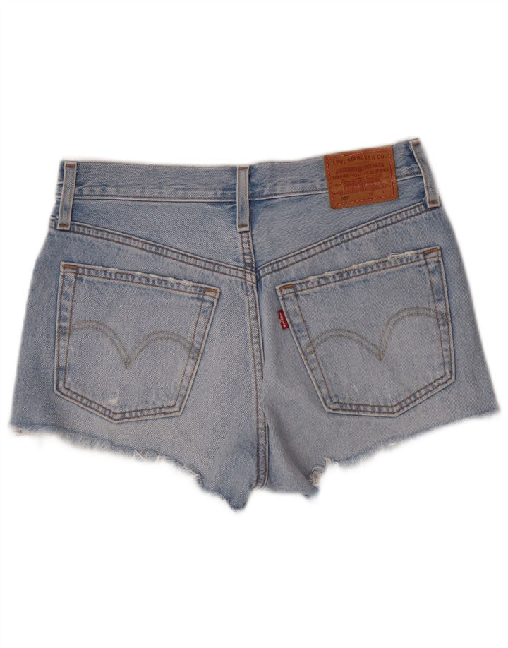 Levi's 501 Denim Hot Pants W25 Small Bleu Coton Femme
