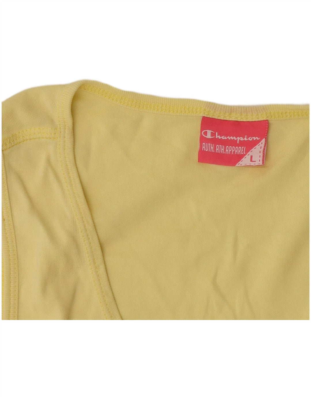 Champion Débardeur Femme UK 14 Large Jaune