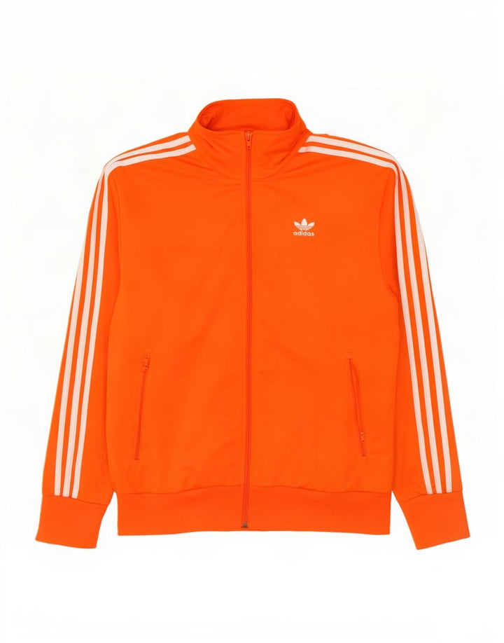 Adidas Veste de survêtement pour homme Orange moyen Polyester