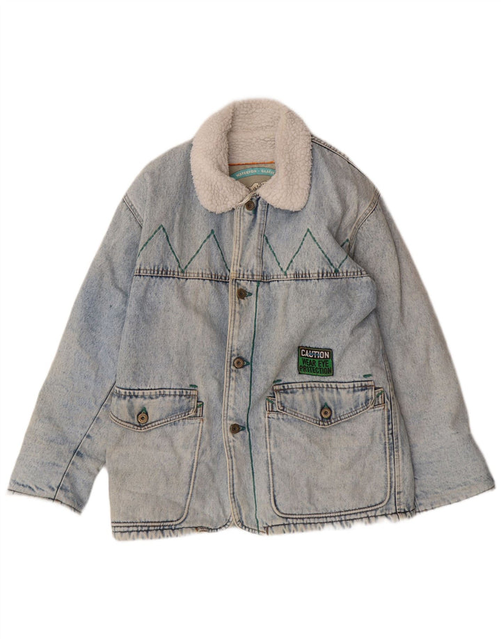 CARRERA Veste en Jean Sherpa Garçon 11-12 ans Bleu Coton