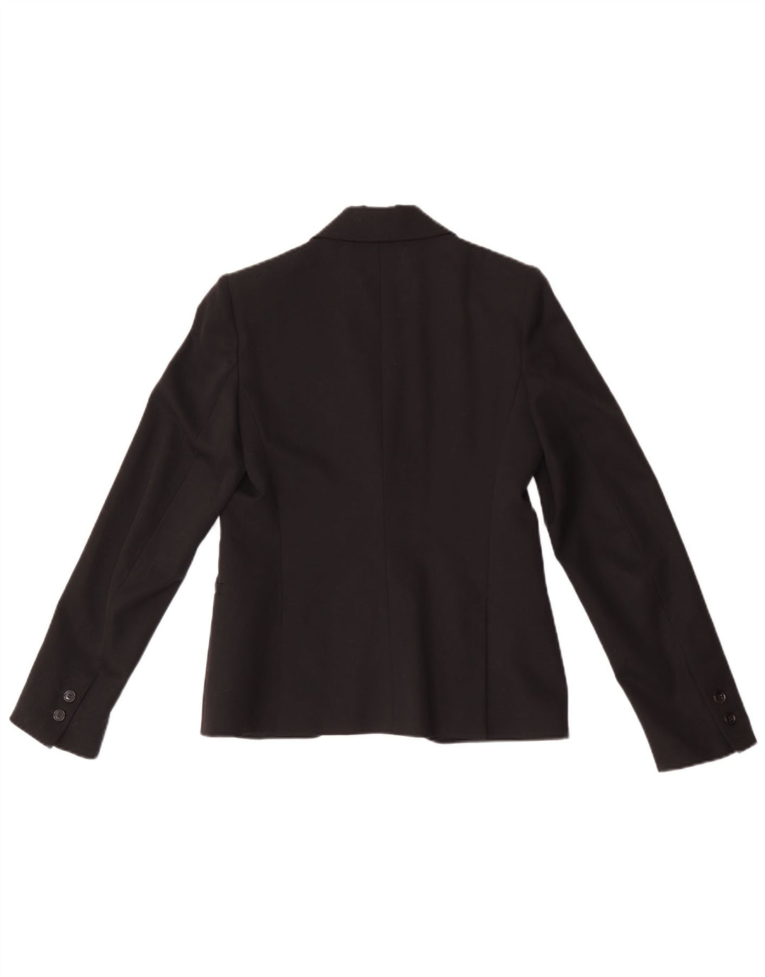New York Industrie Veste Blazer 1 Bouton Femme EU 40 Laine Noir Moyen