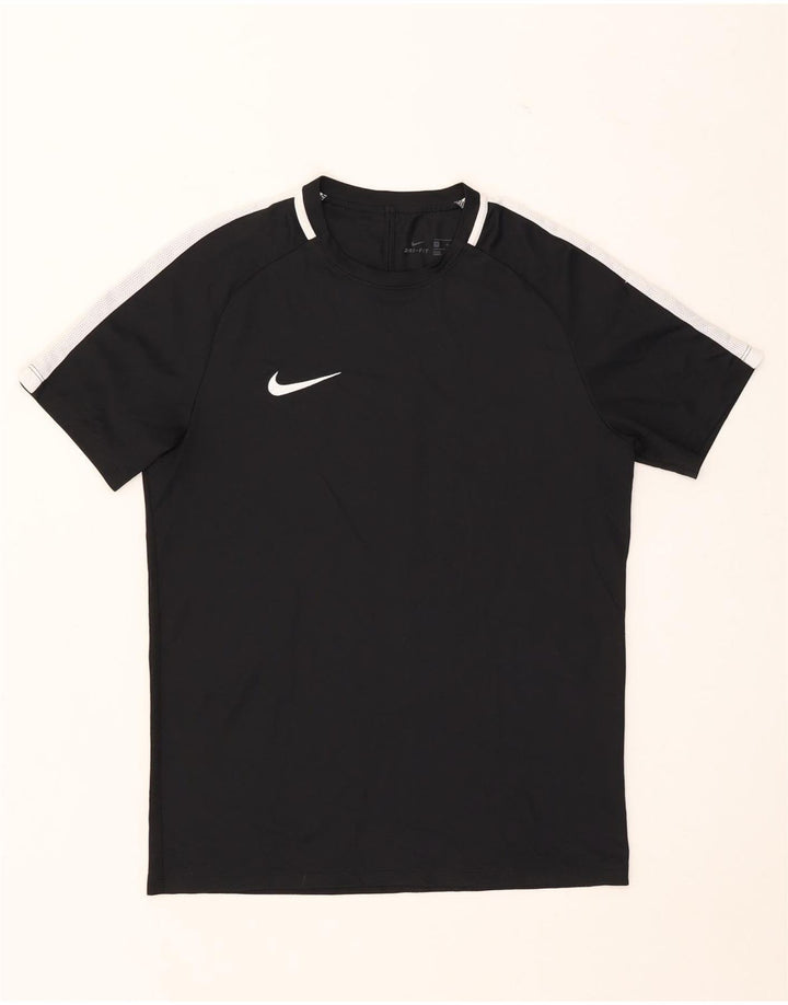 Nike Hommes Dri Fit T-Shirt Haut Noir Colorblock Polyester