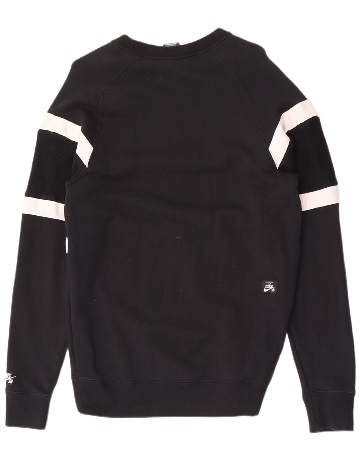Nike Sweat-shirt en coton color block noir moyen pour homme