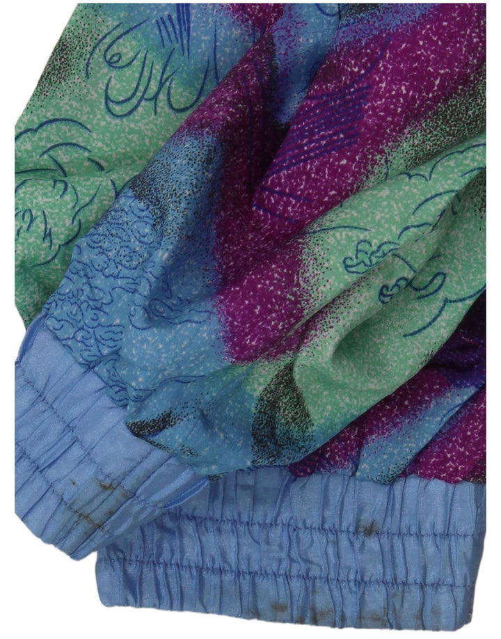 vintage Mens Survêtement Top Veste XL Multicolore Tie Dye