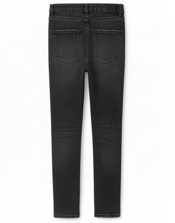 Zara Jean skinny femme EU 38 Small W28 L27 Gris Coton