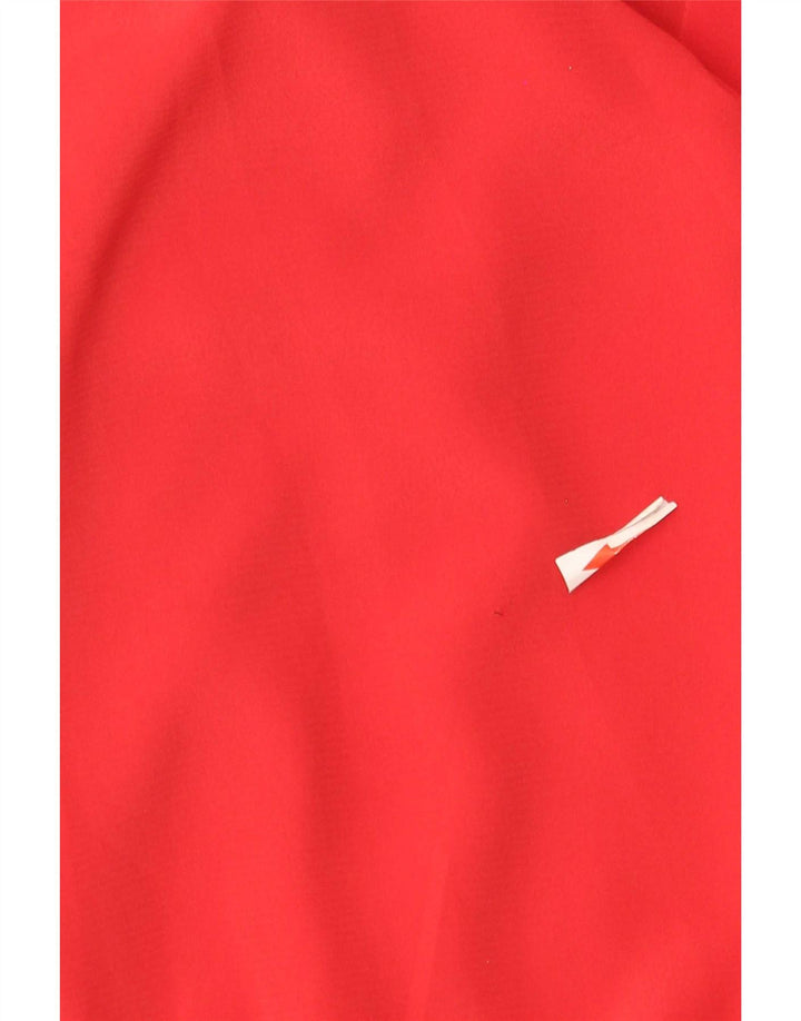 Icam Chemise Femme Chemisier IT 40 Petit Rouge Polyester
