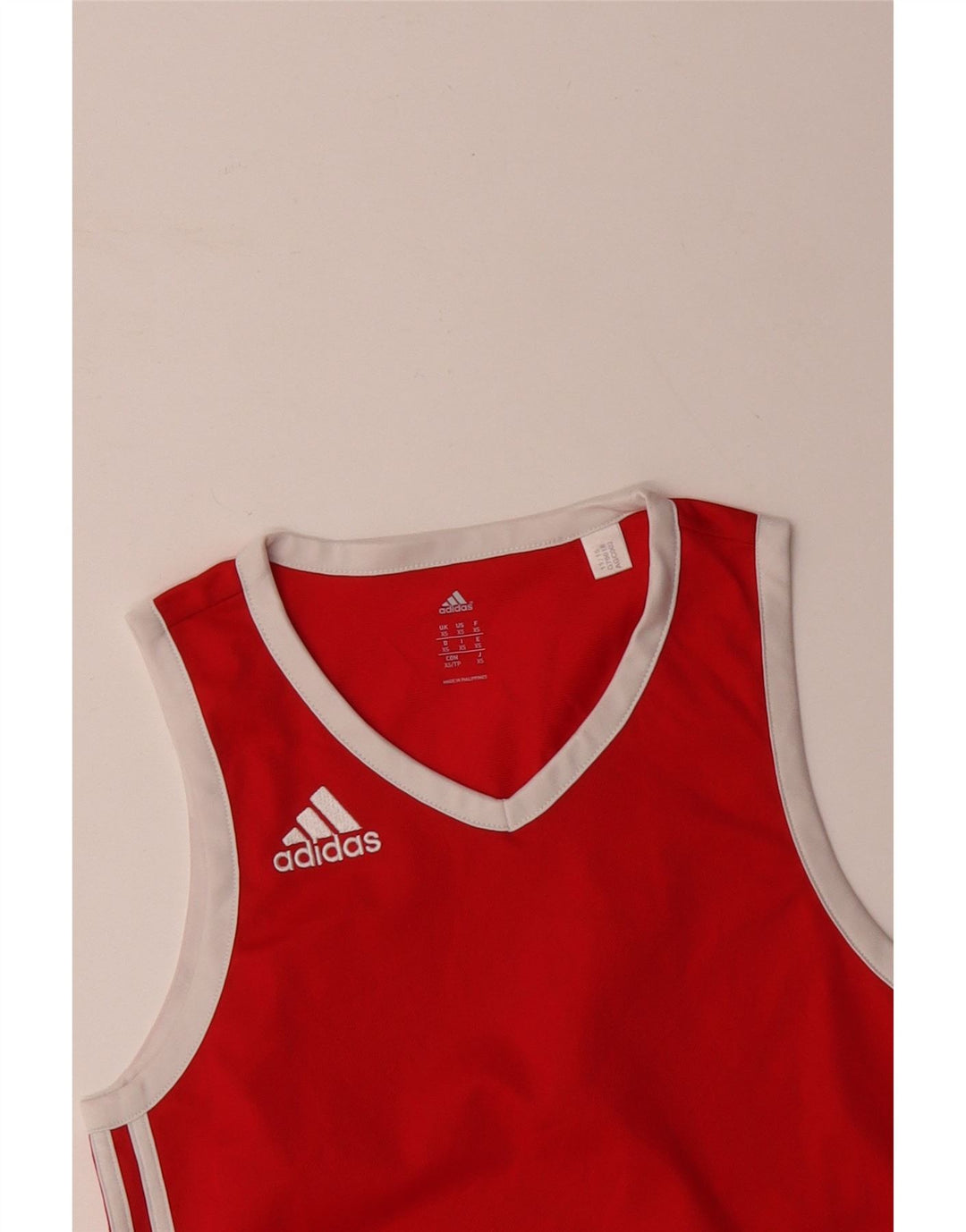 ADIDAS Débardeur Homme XS Rouge Polyester