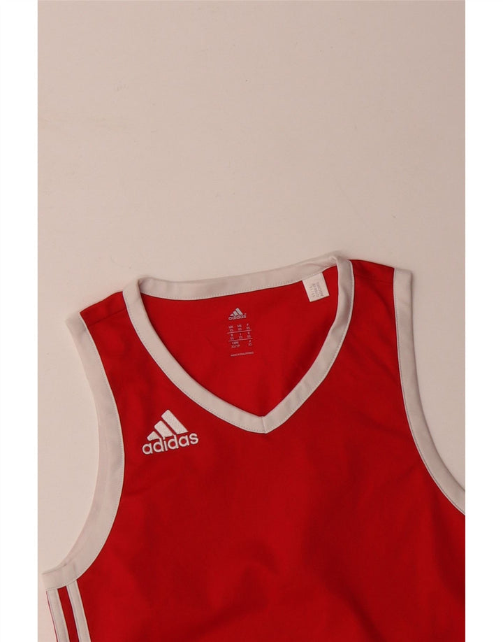 ADIDAS Débardeur Homme XS Rouge Polyester