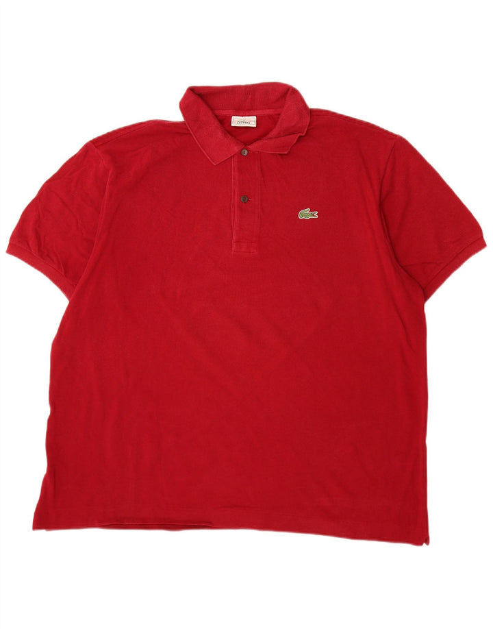 Lacoste Polo Homme Taille 6 XL Coton Rouge