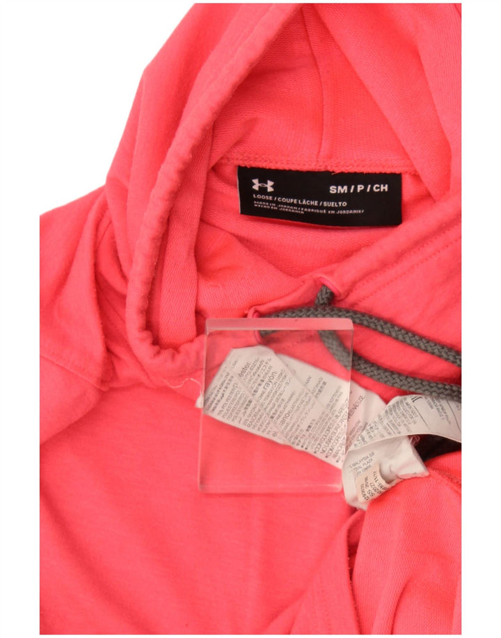 Under Armour Sweat-shirt à col roulé pour femme UK 10 Petit Rose Polyester