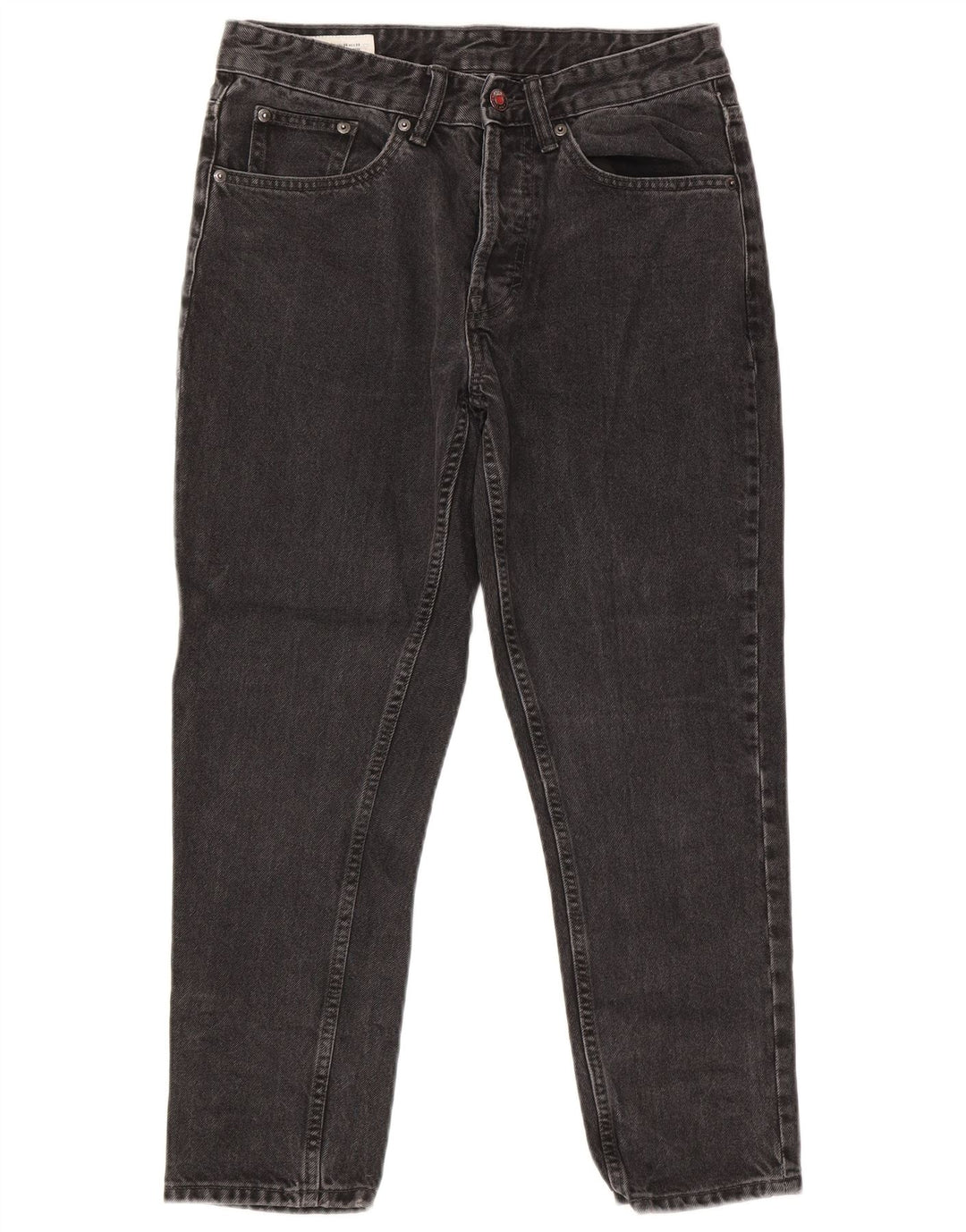 Zara Jean droit homme EU 38 Small W30 L25 coton gris