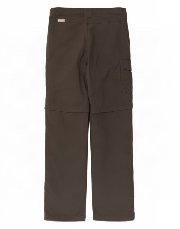 Columbia Pantalon Cargo Omni-Shade Garçon 14-15 Ans Large W28 L29 Kaki