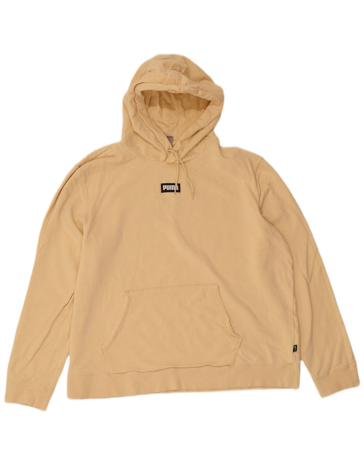 Puma Pull à capuche pour femme UK 20 2XL Beige Coton