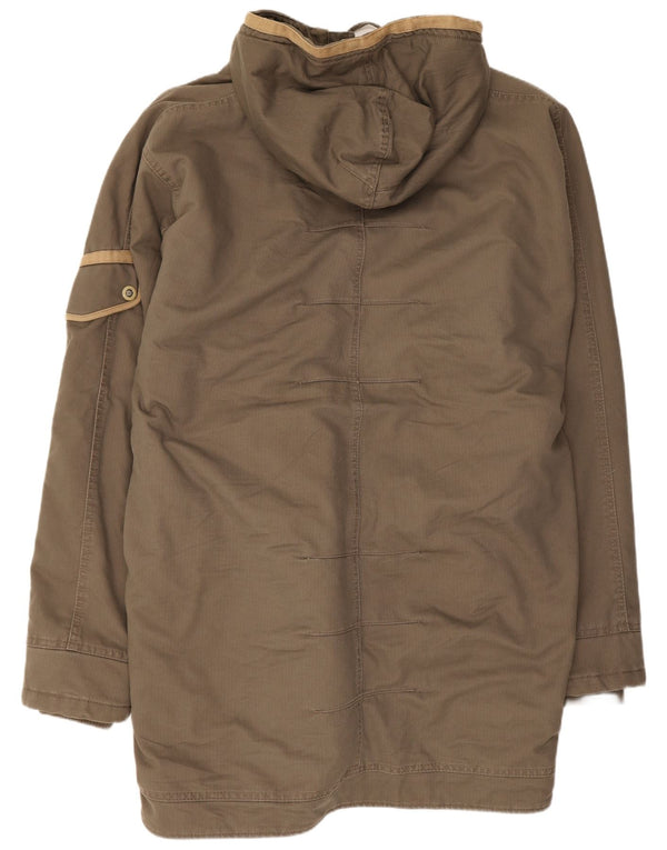 Helly Hansen Parka à capuche pour homme UK 42 XL Marron Coton