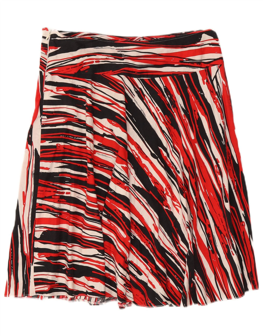 vintage Womens A-Line Jupe W32 Grande Rayure Multicolore