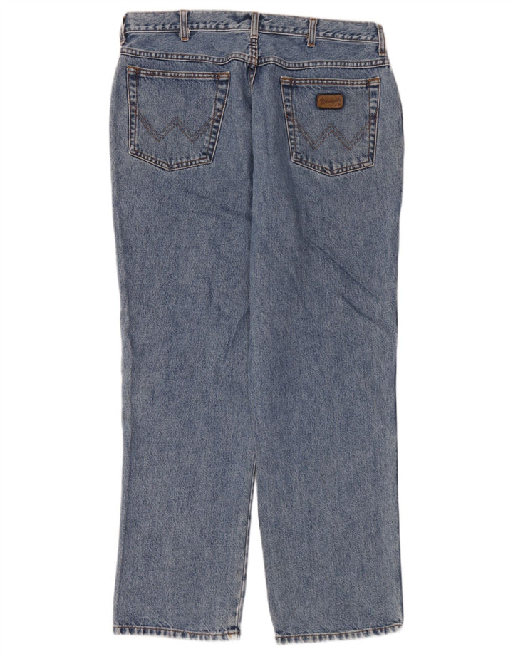 Wrangler Jean Droit Ohio W36 L30 Homme Bleu Coton